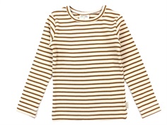 Petit Piao t-shirt rubber/tapioka stripes